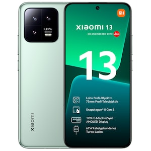 XIAOMI 13, 5G, 256 GB, 8 GB RAM, Grün