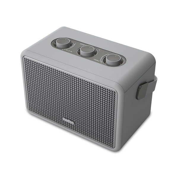 MEDION® LIFE BXO-1 Bluetooth® Lautsprecher grau, 2 x 15W RMS, integrierter Akku mit bis zu 15 Stunden Laufzeit, Bluetooth® 5.3, robustes & mobiles Design