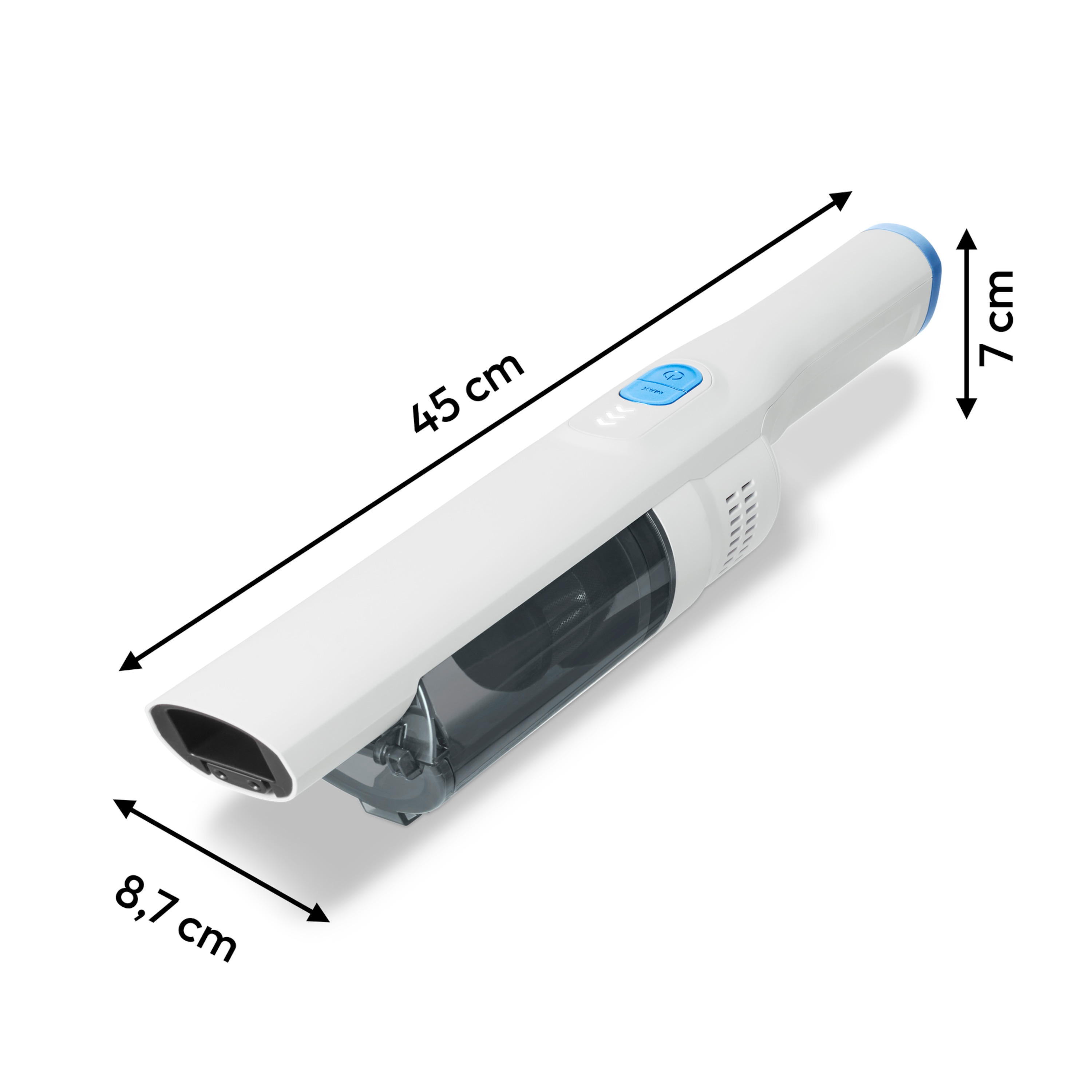 Medion® Handstaubsauger Handstaubsauger MD12057, 200 W, beutellos, 200 ml Staubbehälter, Eco-Modus (10 kPa)