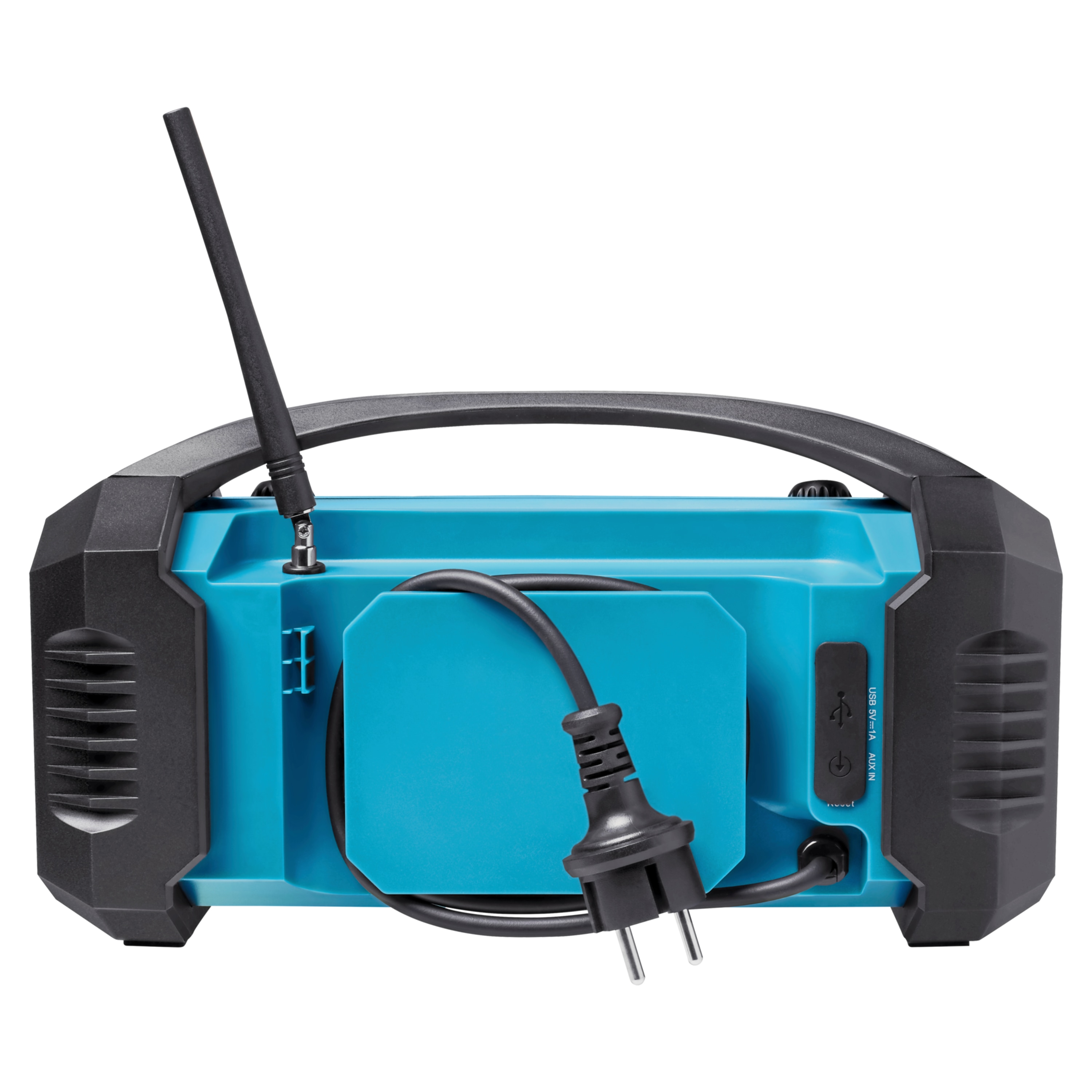 MEDION® LIFE® E66050 DAB+/Bluetooth®-Baustellenradio, ideal für Baustellen, Garten oder Camping, IP54 Schutz gegen Spritzwasser & Staub, 7 Soundeinstellungen, integr. Akku, 15 W RMS
