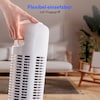 MEDION® LIFE E10 TF Turmventilator (MD 10319), 3 Geschwindigkeitsstufen, 45 Watt Leistung, zuschaltbare Schwenkfunktion, inkl. Fernbedienung