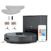 MEDION® Saugroboter mit Absaugstation X22 SW+ blau, Wischfunktion, Lasernavigation, 5.000 Pa Saugkraft, No Go & Go Bereiche, präzise Kartenerstellung, mehrere Etagen, App-Steuerung