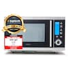 MEDION® LIFE® 4in1 Mikrowelle MD 15501, Kombination aus Mikrowelle, Ofen und Doppelgrill, 10 Automatikprogramme, 25 L Garinnenraum