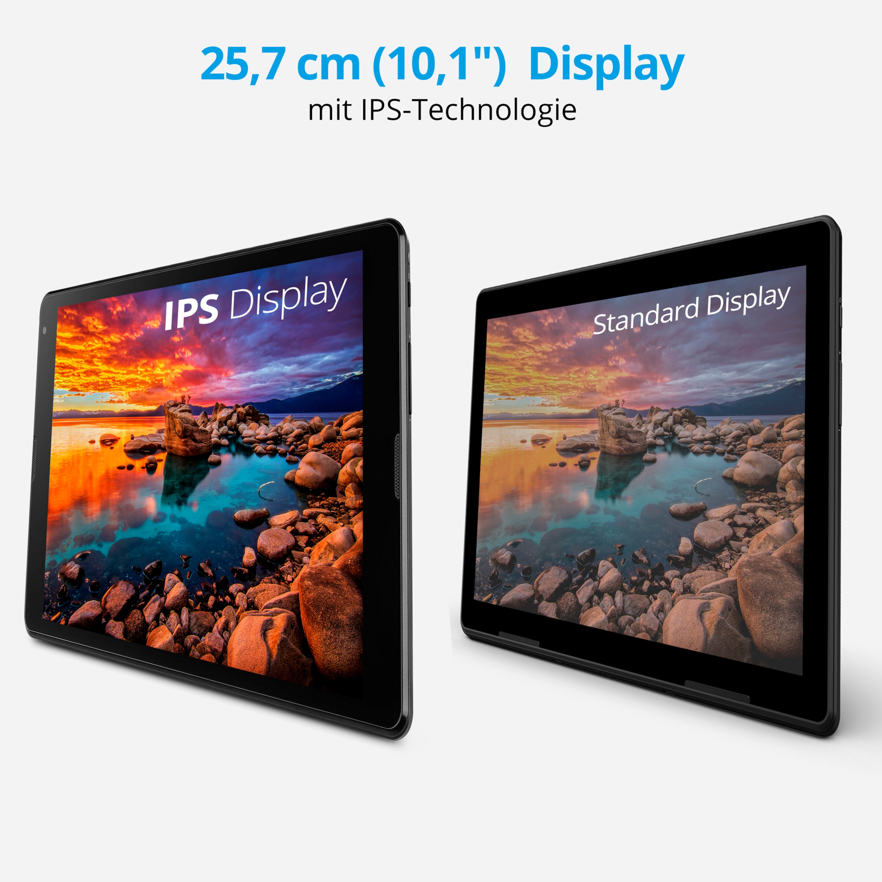 MEDION® LIFETAB® E10420 Tablet, 25,7 cm (10,1“) HD Display, Betriebssystem Android™ 10, 32 GB Speicher, 2 GB RAM, Quad Core Prozessor