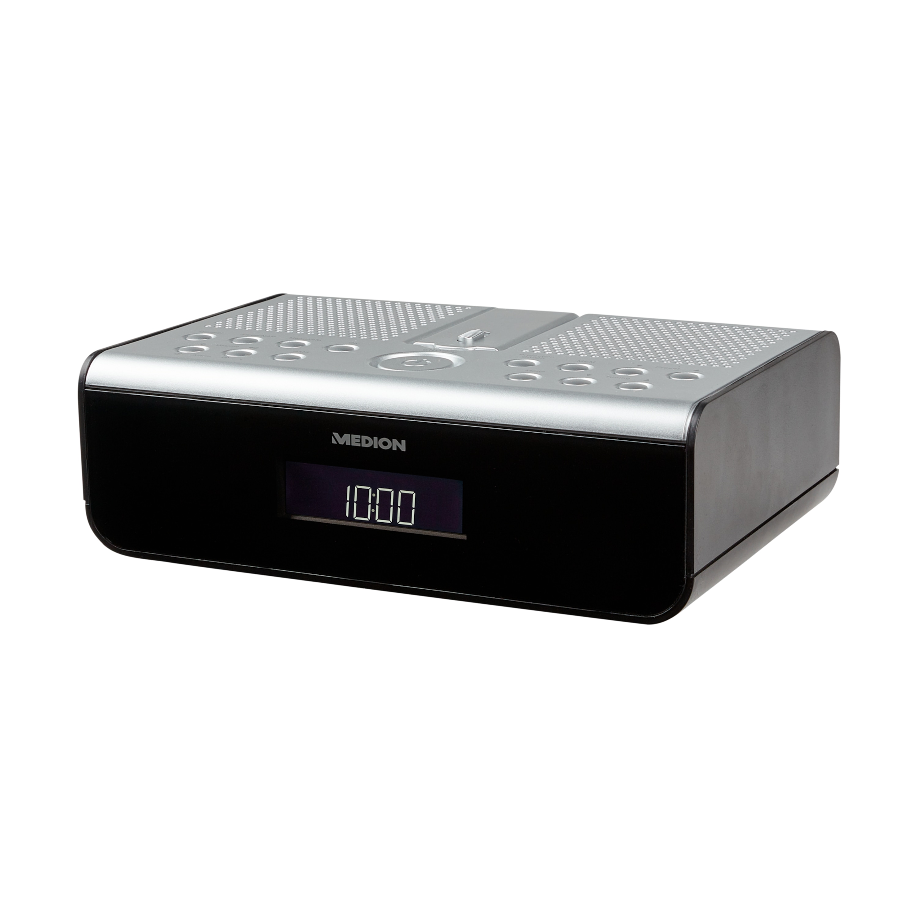 MEDION® LIFE® P66358 DAB+ Uhrenradio mit Uhrzeitprojektion, LCD-Display mit Hintergrundbeleuchtung, DAB+& PLL-UKW Radio, manueller und automatischer Sendersuchlauf