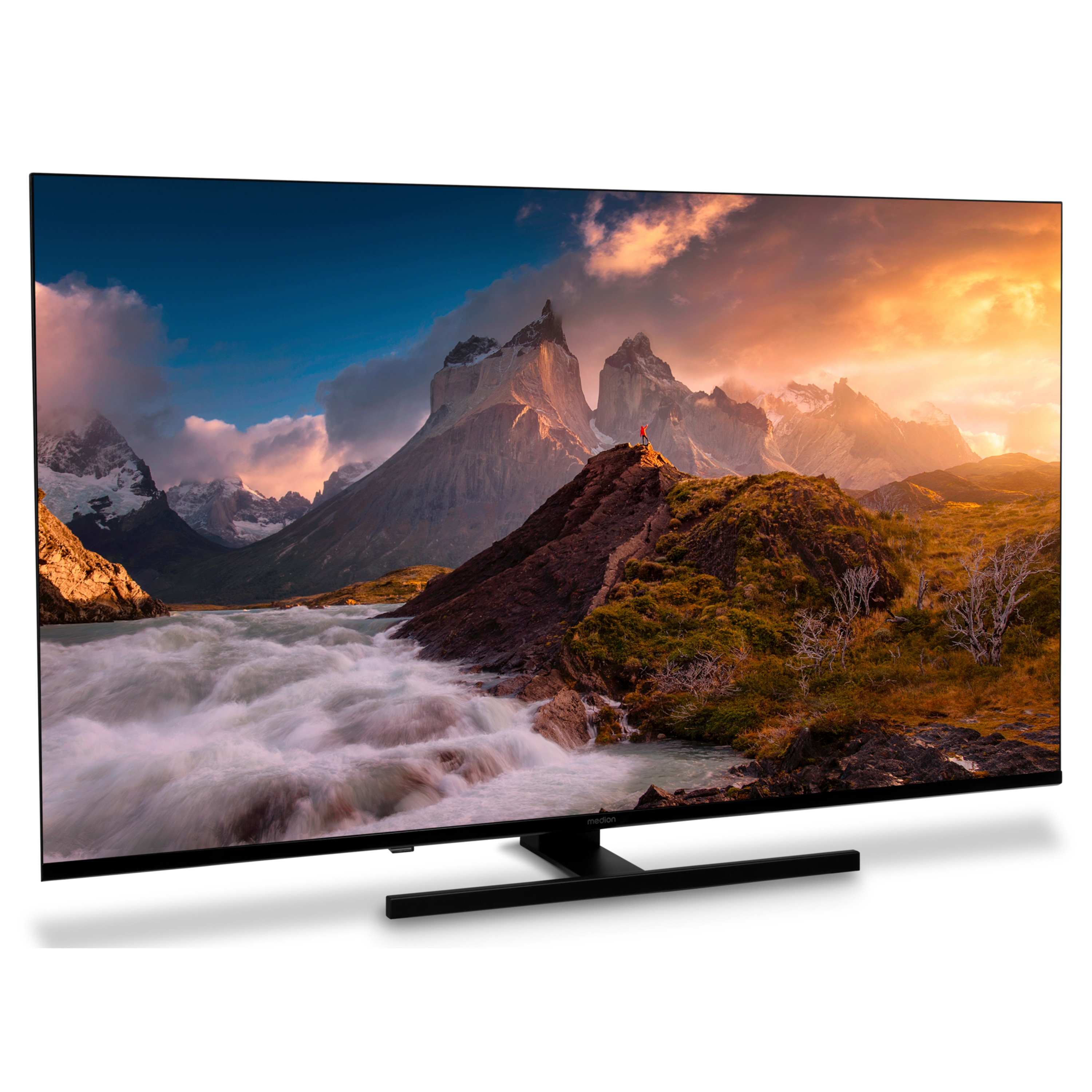 MEDION® LIFE X8552504 (MD 855600) QLED Smart-TV, 138,8 cm (55'') Ultra HD Display, HDR, Dolby Vision®, MEMC, PVR ready, VIDAA App Store, NETFLIX, Disney+, Paramount+ & Amazon Prime Video App, Bluetooth®, DTS X, Dolby Atmos®, HD Triple Tuner