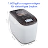 MEDION® LIFE® Brotbackautomat  MD 12040, 20 Backprogramme, 3 wählbare Bräunungsgrade, 950 Watt, bis zu 1.600g Fassungsvermögen