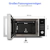 MEDION® LIFE® 3-in-1 Mikrowelle MD 12231, 900 W Leistung, Grill- und Heißluftfunktion, 25 L kompakt, 10 Leistungsstufen, Auftaufunktion, Timerfunktion