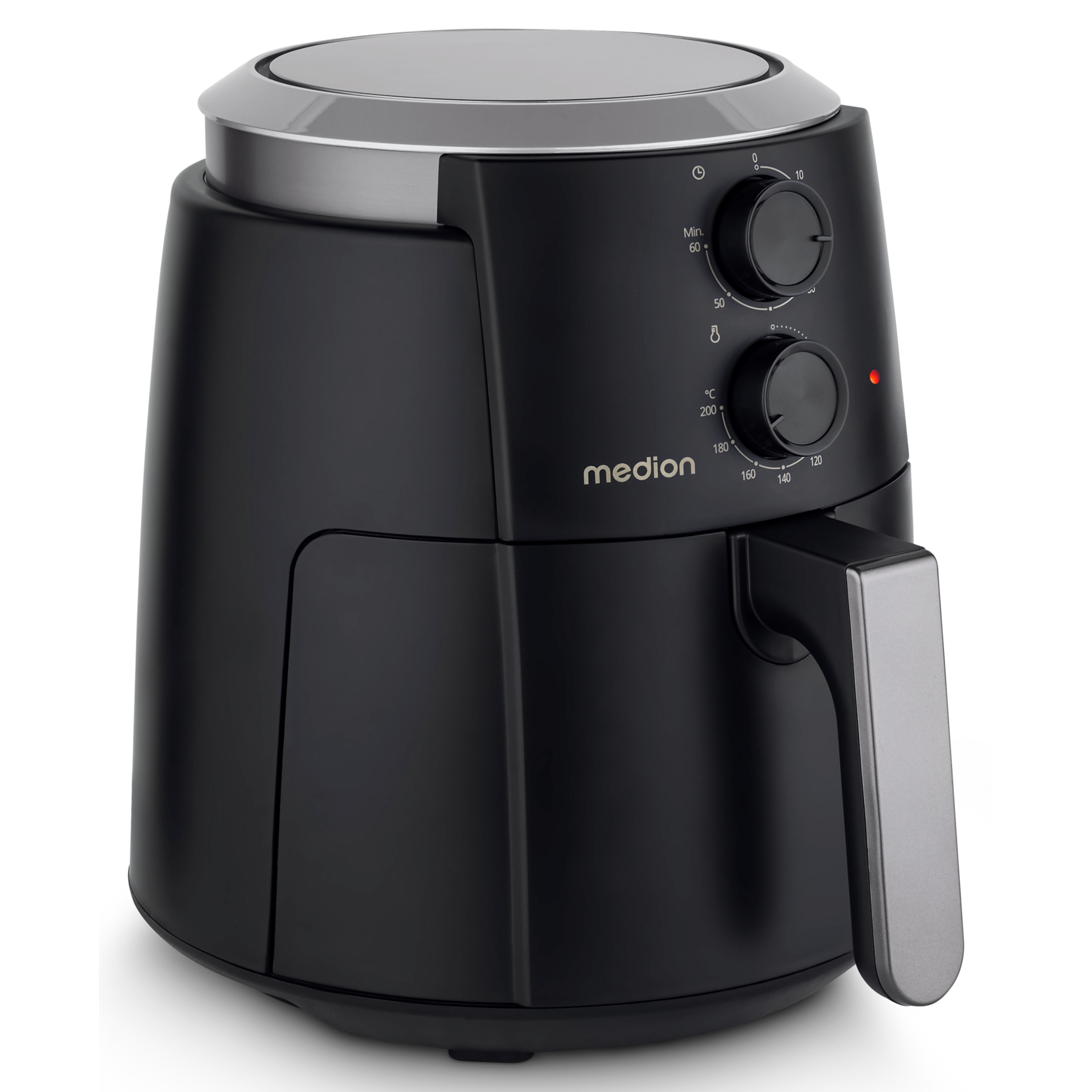 MEDION® LIFE Heißluftfritteuse P30 L (MD13020), 100 Rezepte in der Life+ App¹, 4,7 Liter Fassungsvermögen, 1.500 Watt, 60 min. Timer