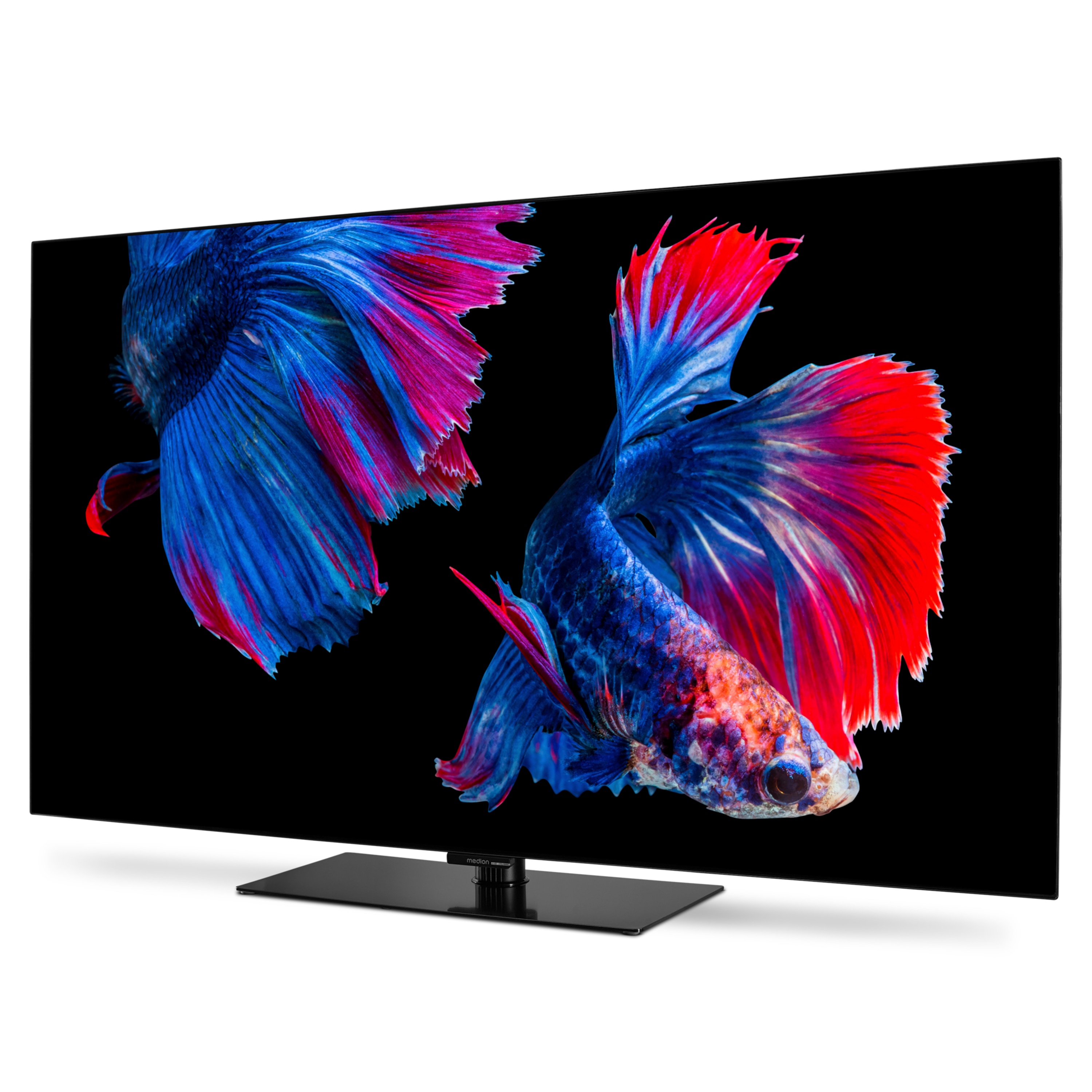 MEDION® LIFE X8552508 (MD 855901) OLED TiVo Smart-TV, 138,8 cm (55'') Ultra HD Display, HDR, Dolby Vision®, MEMC, Micro Dimming, PVR ready, TiVo Medienportal, NETFLIX, Amazon Prime Video App, Bluetooth®