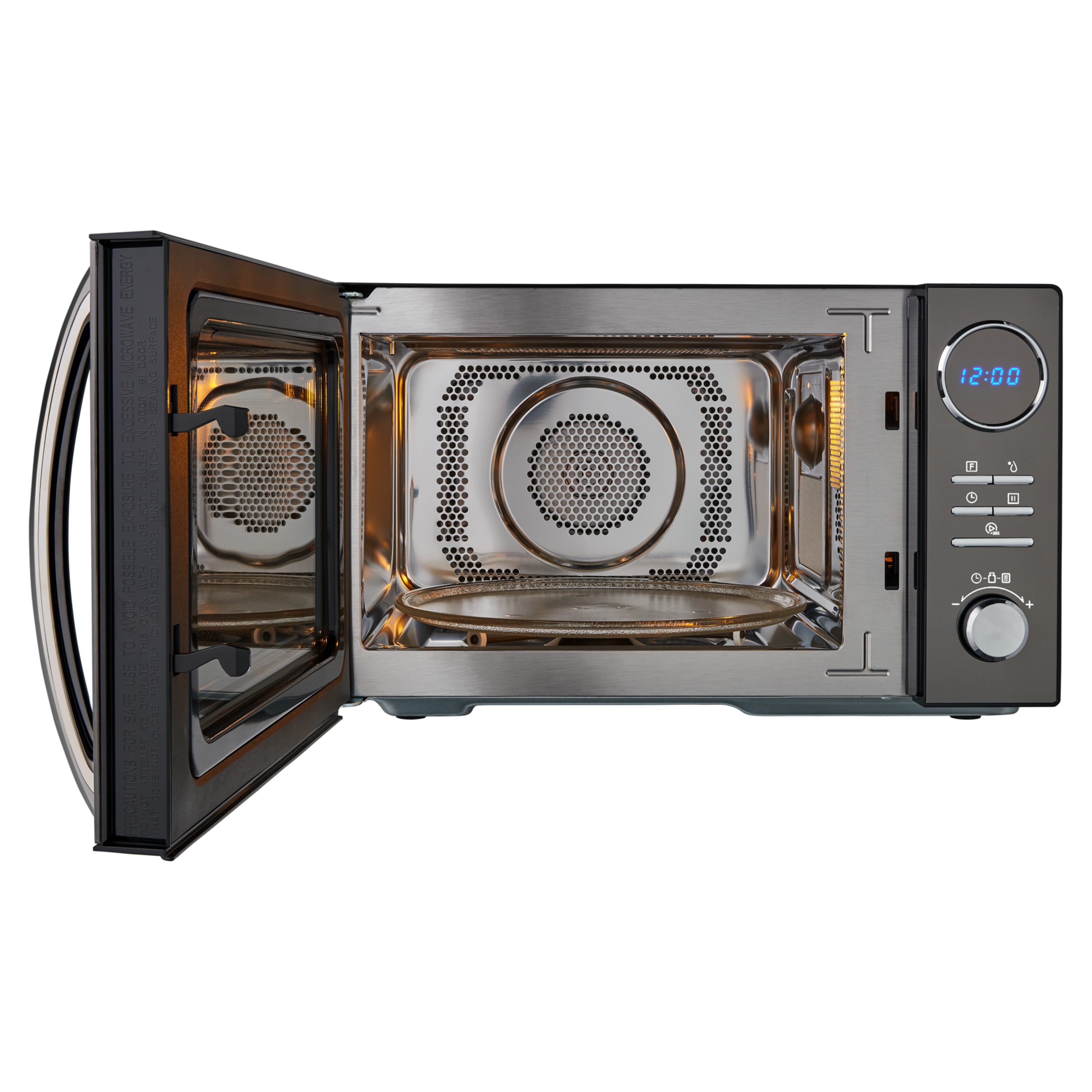 MEDION® LIFE® 3 in 1 Mikrowelle  MD 11493, Kombination aus Mikrowelle, Grill und Heißluft, 23 L, 10 Automatikprogramme, 900 W, Digitaler Timer