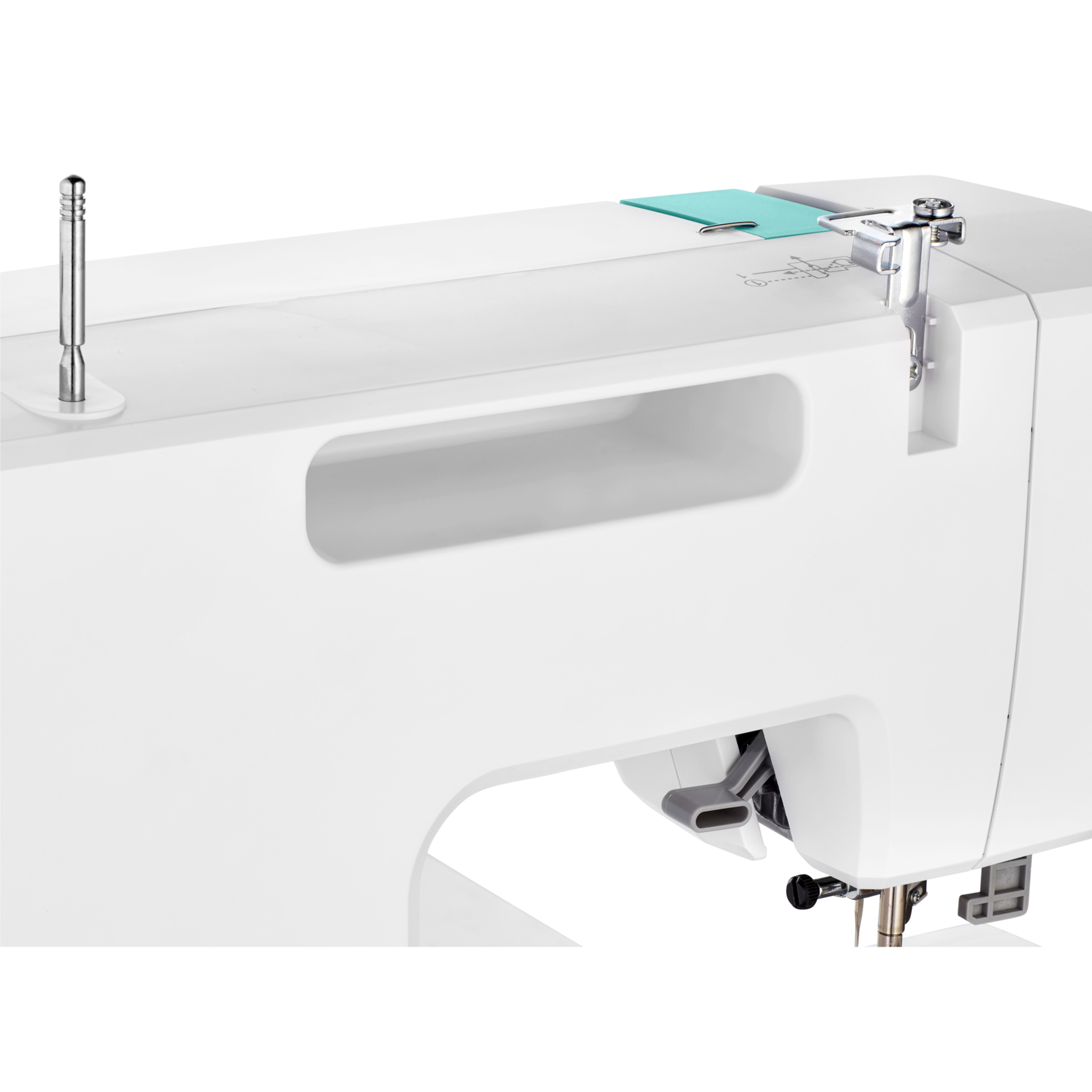 MEDION® LIFE® Digitale Nähmaschine SD36 (MD11881), einstellbare Stichlänge und Stichbreite, 270 Stichmuster, Integriertes Zubehörfach, 36 Watt Motorleistung