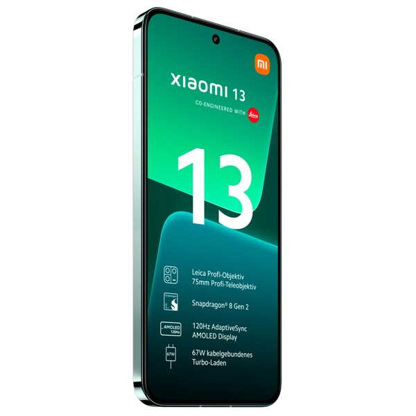 XIAOMI 13, 5G, 256 GB, 8 GB RAM, Grün