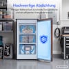 MEDION® LIFE Gefrierschrank MD370018 Schwarz, 85 L Nutzinhalt, 3 Türfächer, manuelle Abtauung, Temperaturbereich 0–5 °C, Energieklasse C, leiser Kompressorbetrieb (39 dB), wechselbarer Türanschlag