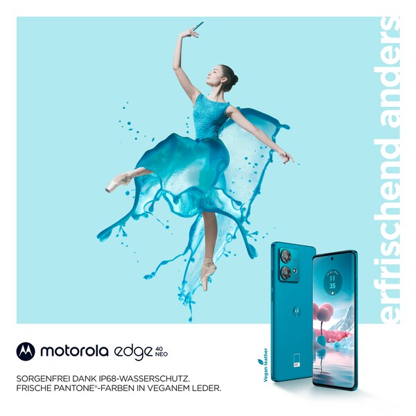MOTOROLA edge 40 Neo, 256 GB, Caneel Bay