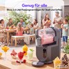 MEDION® LIFE Ice² 2-in-1 Slush- und Softeismaschine MD 100192, 2,6-Liter-Behälter, automatische Konsistenzerkennung, Touch-Bedienung, Kompressortechnologie, Selbstreinigung