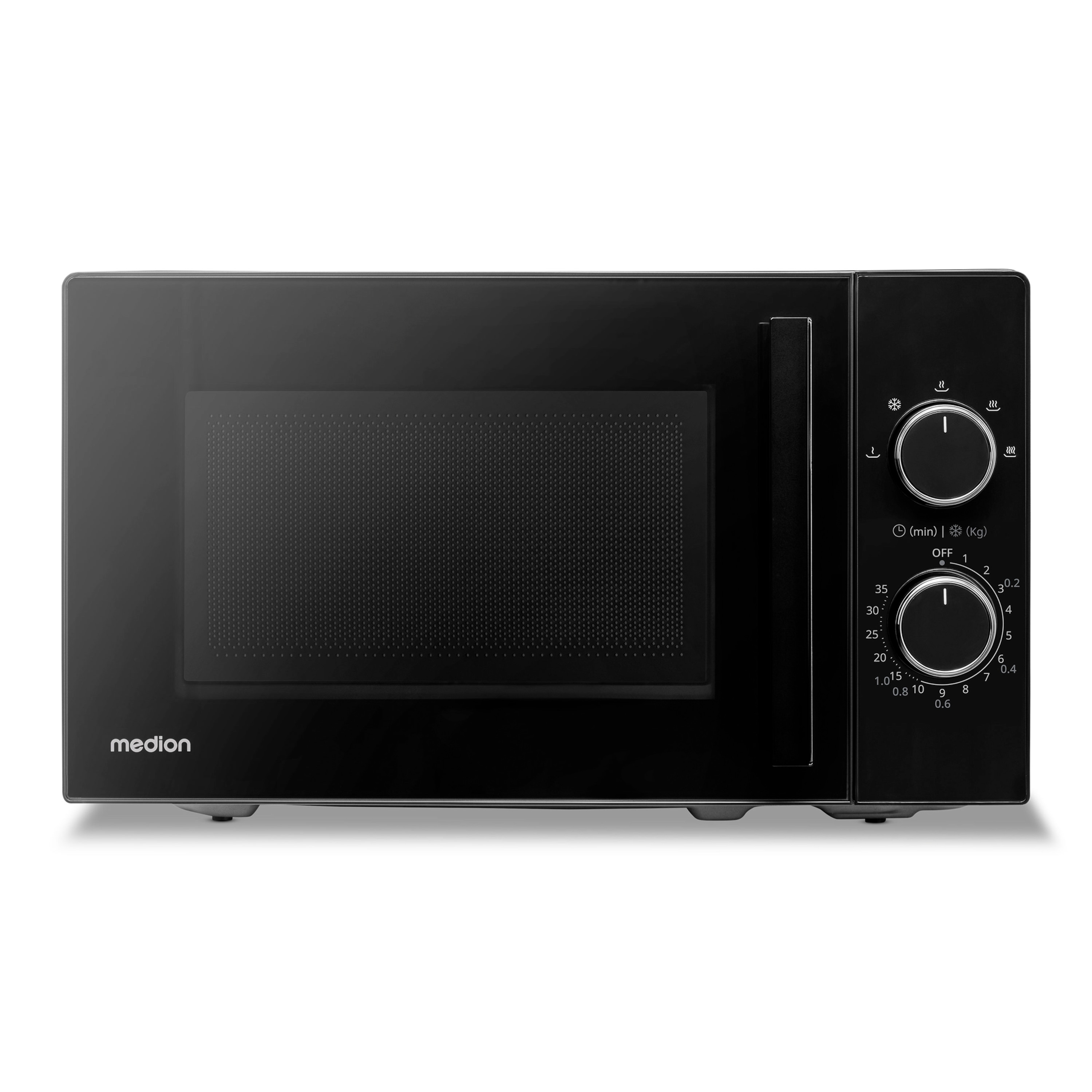 MEDION® LIFE® Mikrowelle MD12011, 800 Watt, 20 L Kapazität, 5 Leistungsstufen, Auftaufunktion
