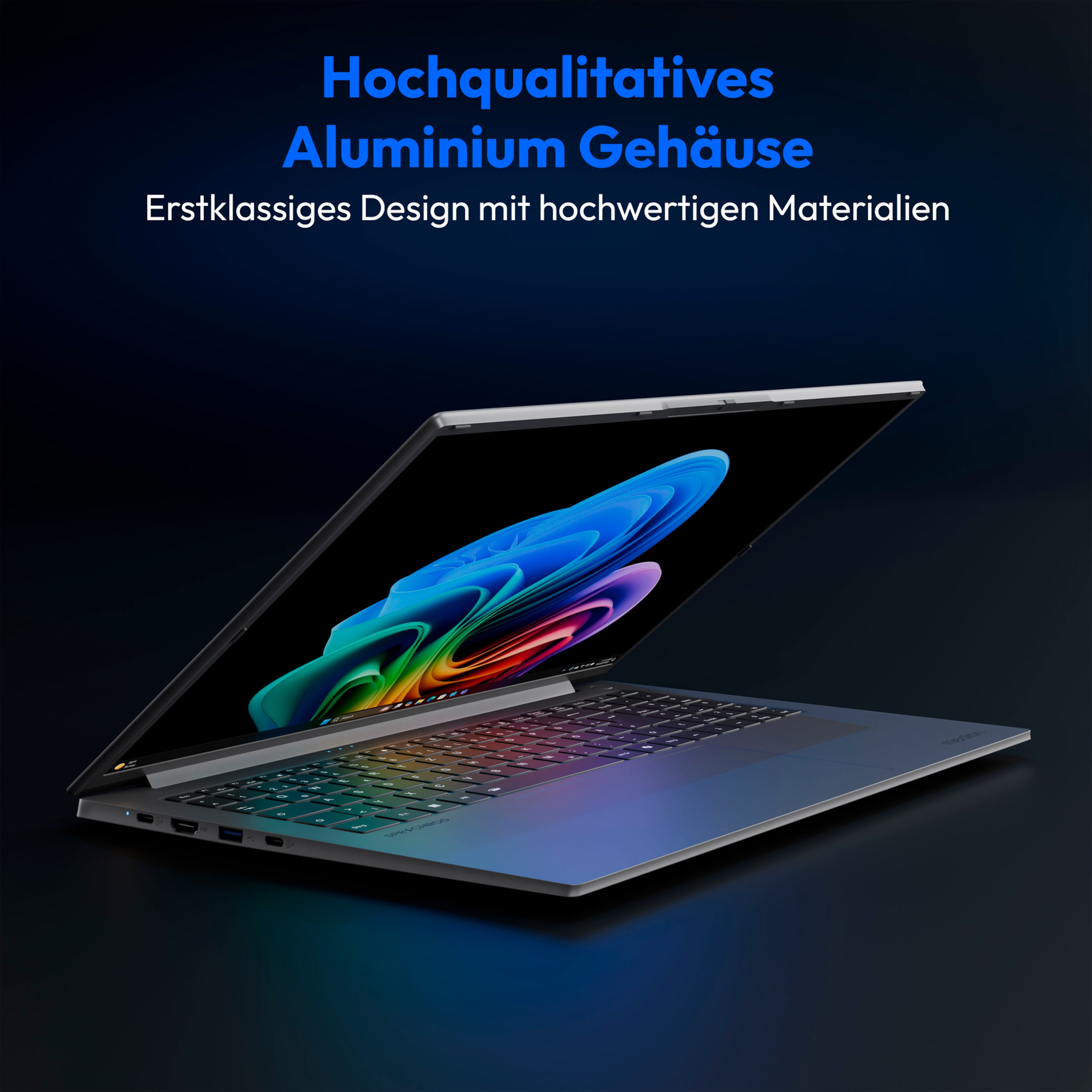 MEDION® SPRCHRGD 16 S1 OLED; Copilot+ PC, Intel® Core™ Ultra 7 258V , Windows 11 Home, 40,6 cm (16“) 2,8K OLED-Display, 1 TB SSD, 32 GB RAM