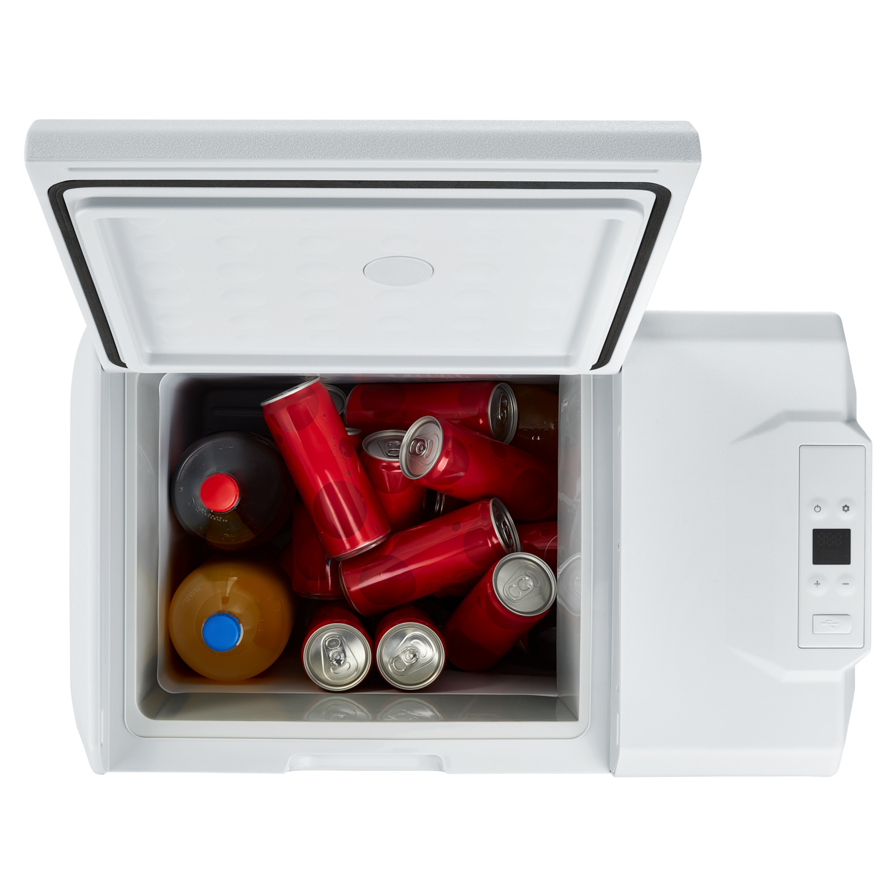 MEDION® LIFE® Kühl- und Gefrierbox MD13112, -20°C bis 20°C, mit Kompressor, 60 Watt, 47 L Stauraum, LED Anzeige, Energieeffizenzklasse D
