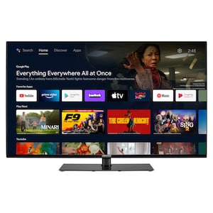 MEDION® LIFE® X14355 (MD 31476) Android TV | 108 cm (43'') Smart-TV Ultra HD | HDR | Dolby Vision® | Micro Dimming | PVR ready | Netflix | Amazon Prime Video | Bluetooth® | Dolby Atmos | DTS Virtual X | DTS X | HD Triple Tuner | CI+