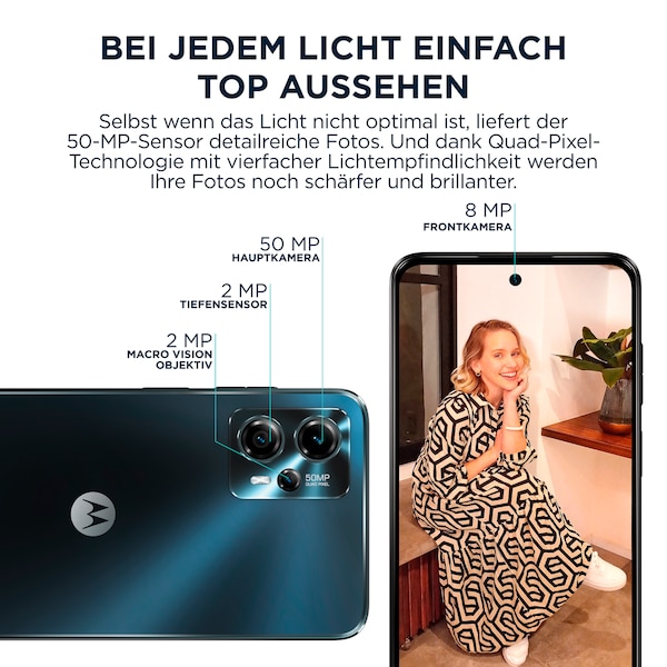 MOTOROLA moto g13 128 GB, Matte Charcoal