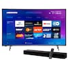 MEDION® LIFE® X15850 Smart-TV, 146,1 cm (58'') Ultra HD Display & MEDION® LIFE Dolby Atmos Surround Soundbar - ARTIKELSET