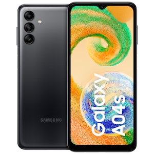 SAMSUNG Galaxy A04s 32 GB, schwarz, inkl. Samsung Soft Clear Cover