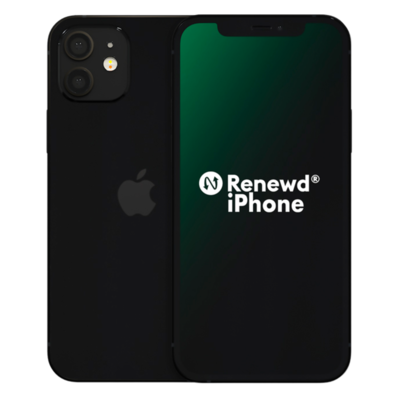 APPLE Renewd iPhone 12 64GB, schwarz
