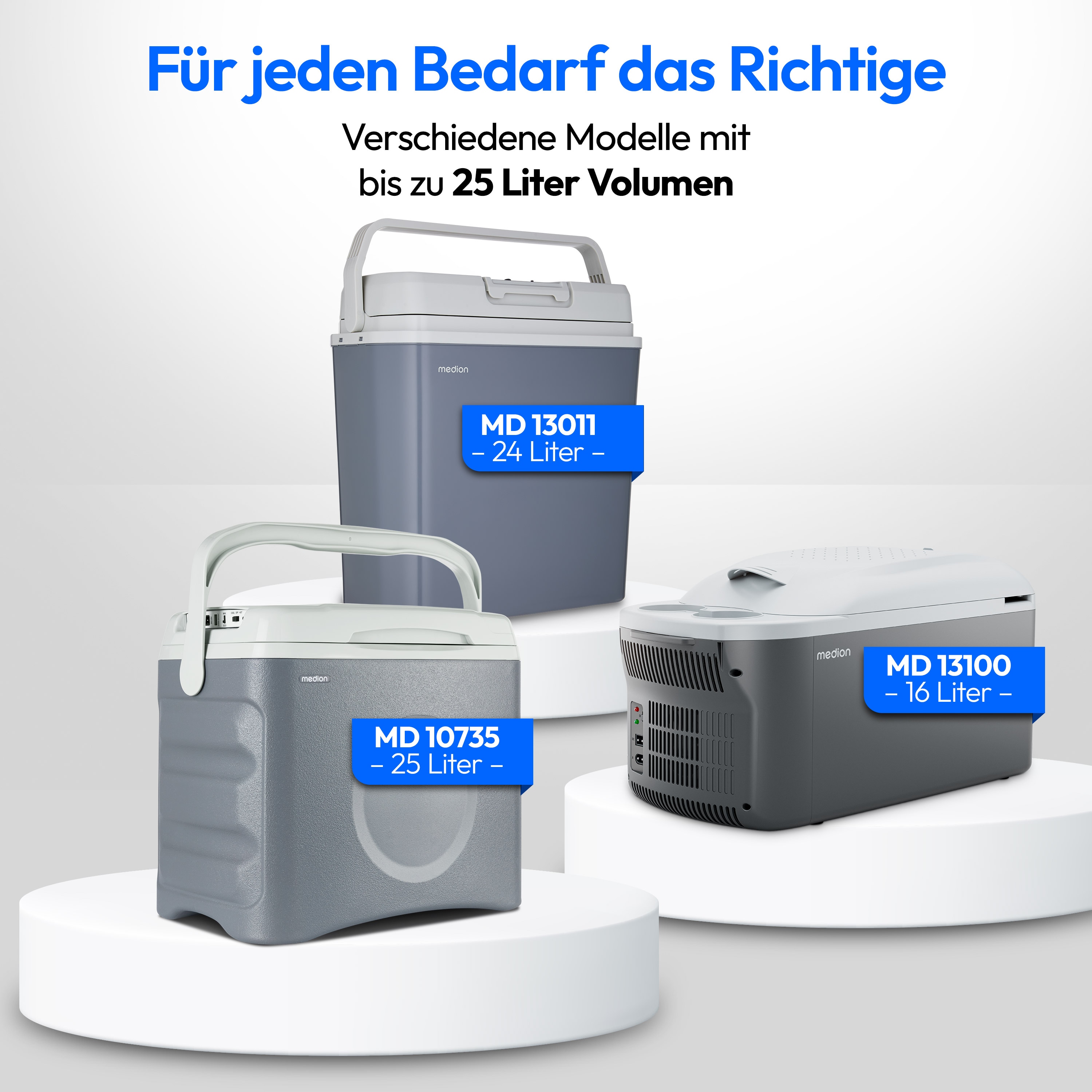 MEDION® LIFE Kühlbox mit Wärmefunktion MD13011, Kühl und Warmhaltefunktion, 20 L Kapazität, 5V-USB-Anschluss,