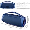 MEDION® LIFE® P61768 Tragbarer Bluetooth® Lautsprecher XL, Dual Illuminated & Lightstrip (RGB-Lichteffekte), Bluetooth® 5.3, integrierter Akku mit bis zu 30 Stunden Laufzeit, robustes & mobiles Design, 2 x 25 W + 50 W RMS