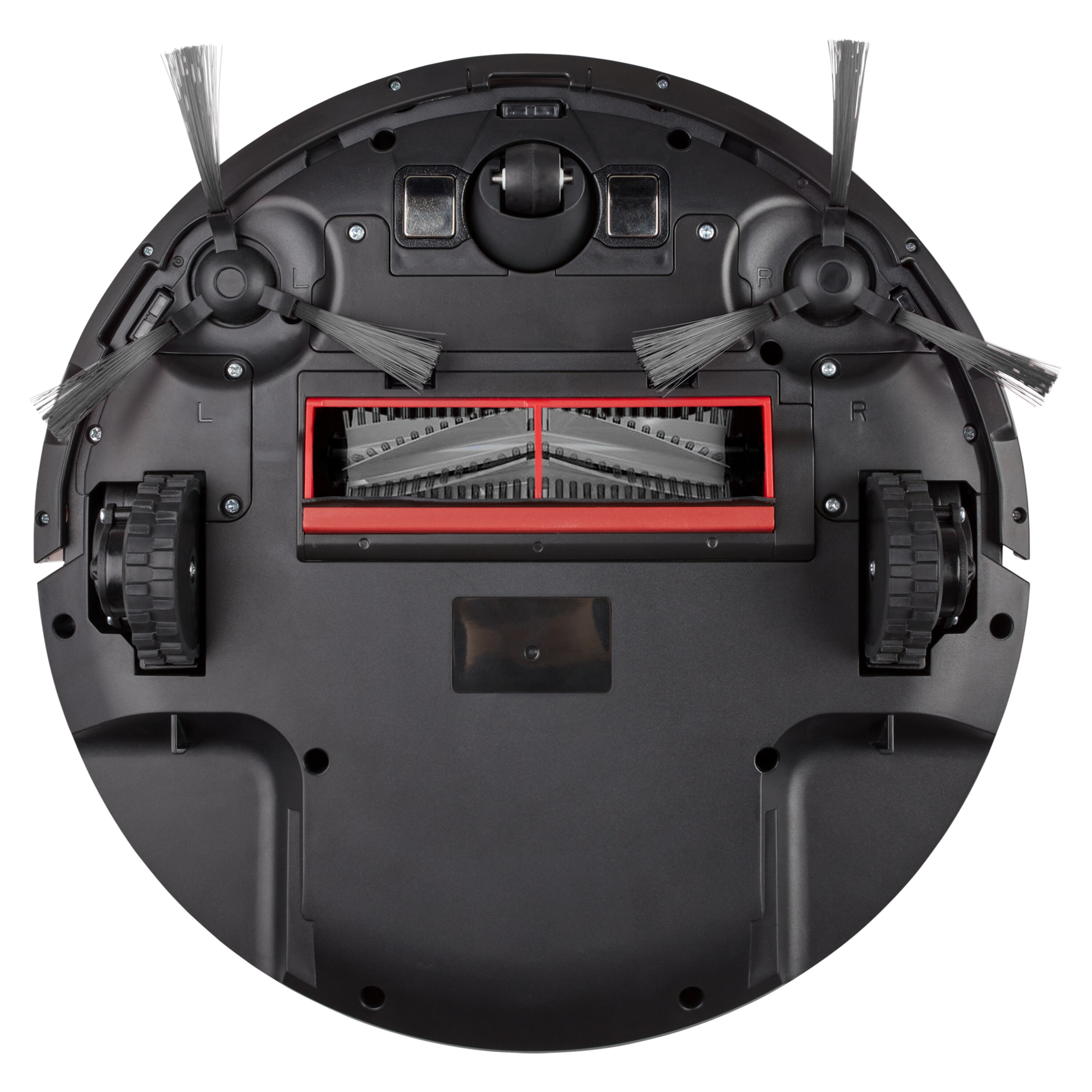 MEDION® Saugroboter P20 SW, Wischfunktion, intelligente Navigation, 2.000 Pa Saugkraft, Max Modus, starke Mittelbürste, Tierhaar Allergiker optimiert