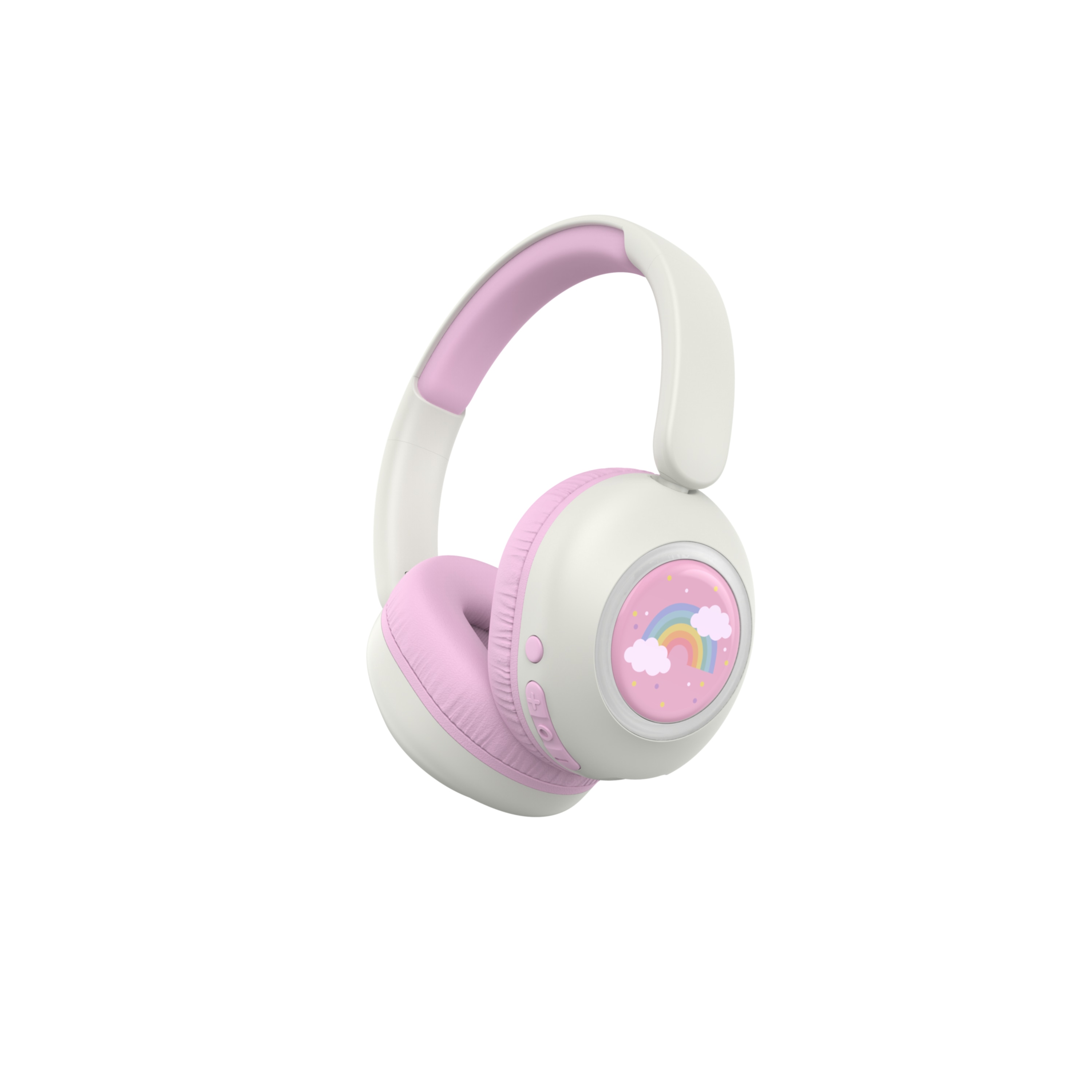 MEDION® LIFE HE-1 Kids Bluetooth Kinderkopfhörer, 3-stufiger Gehörschutz, bis zu 85 Std. Akkulaufzeit, MP3-Player, Bluetooth 5.4, AUX & microSD, LED-Lichtring, austauschbare Designs