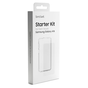 SAMSUNG (Powered by Samsung) Starter Kit aus Cover & Schutzfolie - Samsung Galaxy A16 Zubehör