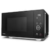 MEDION® LIFE® 4 in 1 Mikrowelle MD12041, 900 Watt Mikrowellenleistung, 1100 W Obergrillleistung, 500 W Untergrilleistung, 2100 W Heißluftfunktion, 2 Heizelemente, Sensor-Touch-Türöffnung, 11 Automatikprogramme, 25 L Kapazität, 10 Leistungsstufen
