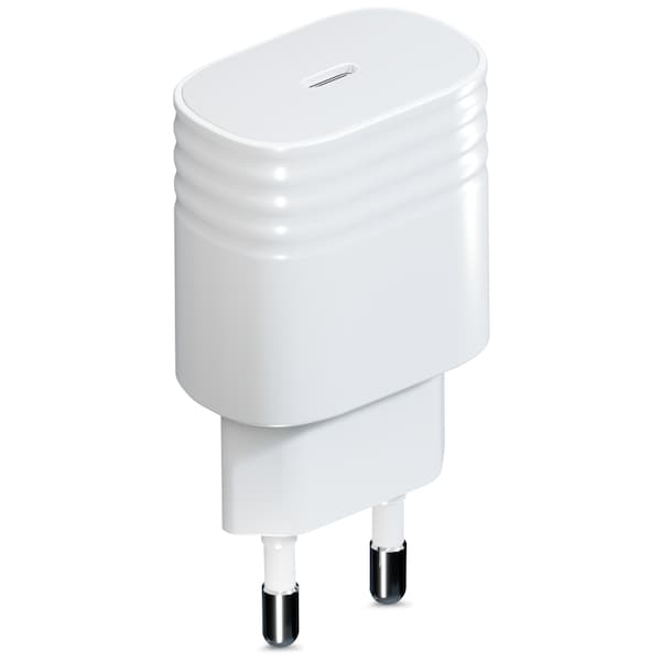 SOLUM Stripe 25W Single USB-C Charger, Weiß