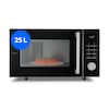 MEDION® LIFE® 3-in-1 Mikrowelle MD 12231, 900 W Leistung, Grill- und Heißluftfunktion, 25 L kompakt, 10 Leistungsstufen, Auftaufunktion, Timerfunktion