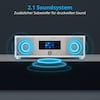MEDION® LIFE® P66024 All-in-One Audio System, LCD-Display 7,1 (2.8''), Internet/DAB+/PLL-UKW Radio, CD/MP3-Player, Bluetooth® 5.0, DLNA, 2.1 Soundsystem, 2 x 20 W + 40 W RMS