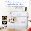 MEDION® LIFE Nähmaschine SM70 (MD 11179), 12 verschiedene Stickmuster, 4 Schritte Knopfloch, einstellbare Stichlänge, 70 Watt Motorleistung