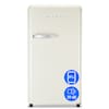 MEDION® LIFE® Retro-Kühlschrank MD 37800, 91 Liter Kühlraum, 38 dB, höhenverstellbare Füße, Energieverbrauch: 85 kWH/Jahr