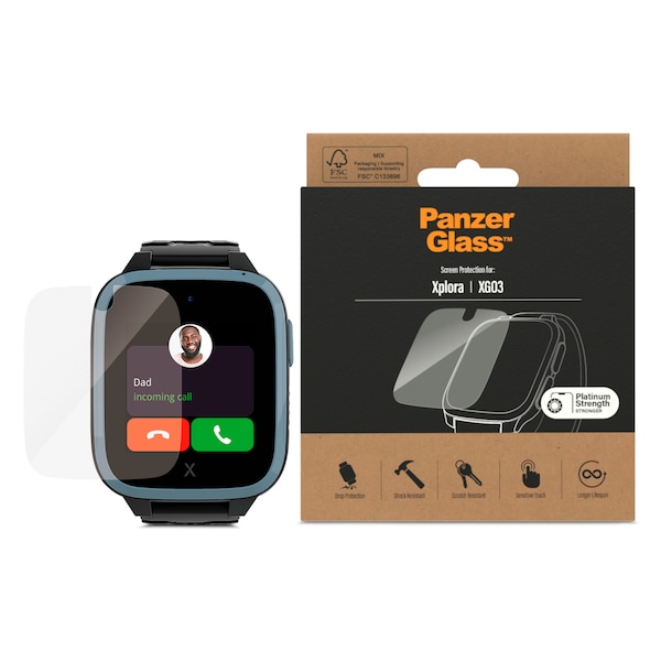 PANZERGLASS Displayschutz Xplora XGo 3, Transparent