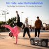 MEDION® LIFE® P66538 Retro-Boombox, DAB+/PLL-UKW Radio, Bluetooth® 5.3 für das Abspielen von Smartphone & Co, CD-Player, Kassettendeck, X-Bass Funktion, 2 x 10 W RMS