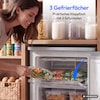 MEDION® LIFE Gefrierschrank MD370018 Weiss, 85 L Nutzinhalt, 3 Türfächer, manuelle Abtauung, Temperaturbereich 0–5 °C, Energieklasse C, leiser Kompressorbetrieb (39 dB), wechselbarer Türanschlag