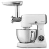 MEDION® LIFE Digitale Küchenmaschine MD12600, 800 W Gleichstrommotor, Energiesparend, Ultraleise, Digitales Sensor-Touch-Display, 4,6 L Edelstahlschüssel, Inkl. Fleischwolf
