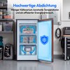 MEDION® LIFE Gefrierschrank MD370018 Schwarz, 85 L Nutzinhalt, 3 Türfächer, manuelle Abtauung, Temperaturbereich 0–5 °C, Energieklasse C, leiser Kompressorbetrieb (39 dB), wechselbarer Türanschlag