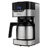 MEDION® LIFE® Kaffeemaschine mit Thermoskanne MD 18458, Timer-Funktion, Tropf-Stopp, 900 Watt, 1,1 Liter Fassungsvermögen, Aromawahlschalter