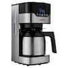 MEDION® LIFE® Kaffeemaschine mit Thermoskanne MD 18458, Timer-Funktion, Tropf-Stopp, 900 Watt, 1,1 Liter Fassungsvermögen, Aromawahlschalter