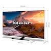 MEDION® LIFE® X14307 (MD 31170) QLED Android TV, 108 cm (43'') Ultra HD Smart-TV, HDR, Dolby Vision®, Micro Dimming, MEMC, PVR ready, Netflix, Amazon Prime Video, Bluetooth®, DTS Virtual X, DTS X und Dolby Atmos Unterstützung, HD Triple Tuner, CI+