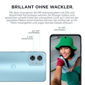 MOTOROLA moto g54 5G, 256 GB, Glacier Blau