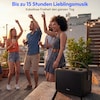 MEDION® LIFE BXO-1 Bluetooth® Lautsprecher schwarz, 2 x 15W RMS, integrierter Akku mit bis zu 15 Stunden Laufzeit, Bluetooth® 5.3, robustes & mobiles Design
