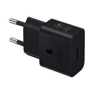 SAMSUNG Schnellladegerät T2510 USB-C 25W mit Datenkabel, Black